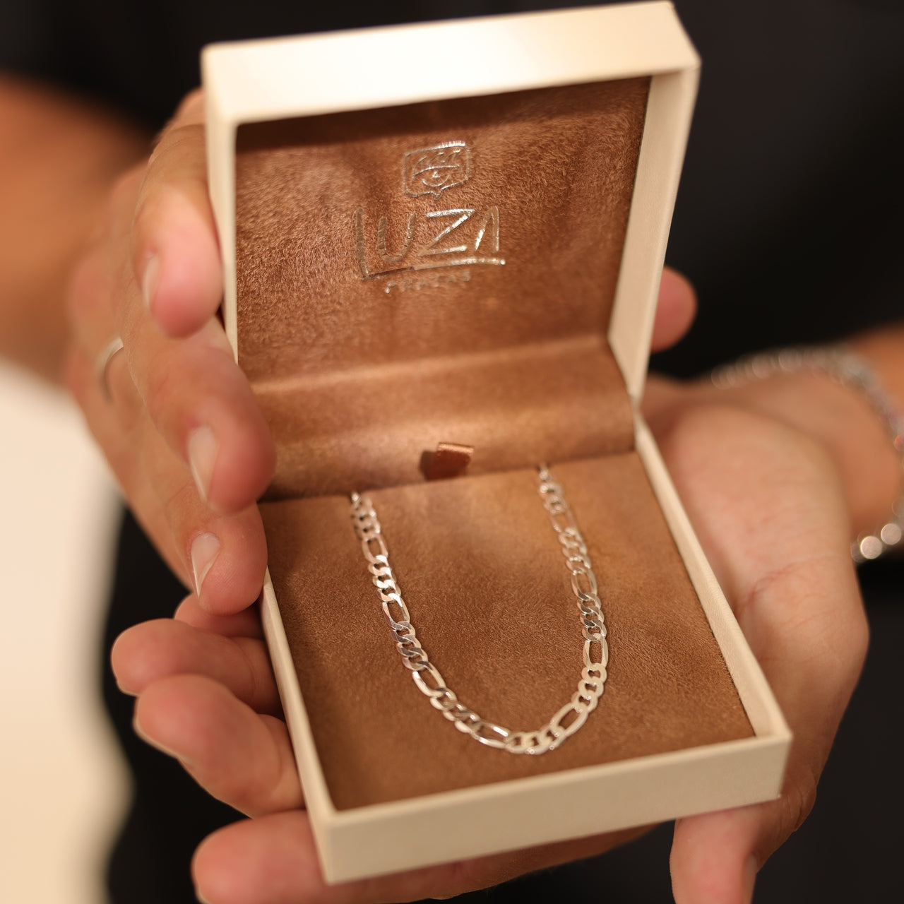 Pulseira Luza Masculina 3x1 Grossa em Prata 925