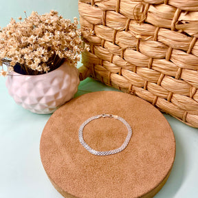 Pulseira Bismark em Prata 925