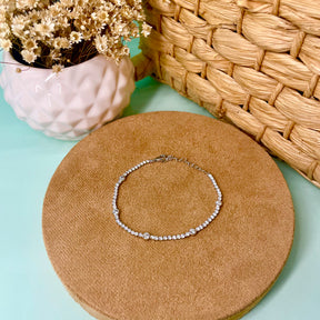 Pulseira Riviera com Pontos de Luz em Prata 925