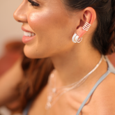 Piercing Fake Luza com Cinco Linhas em Prata 925