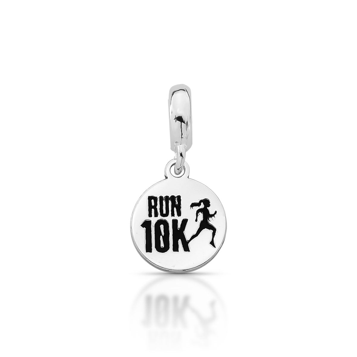 Berloque Luza “Run 10K e Corredora” em Prata 925