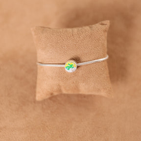 Berloque de Coqueiro em Prata 925